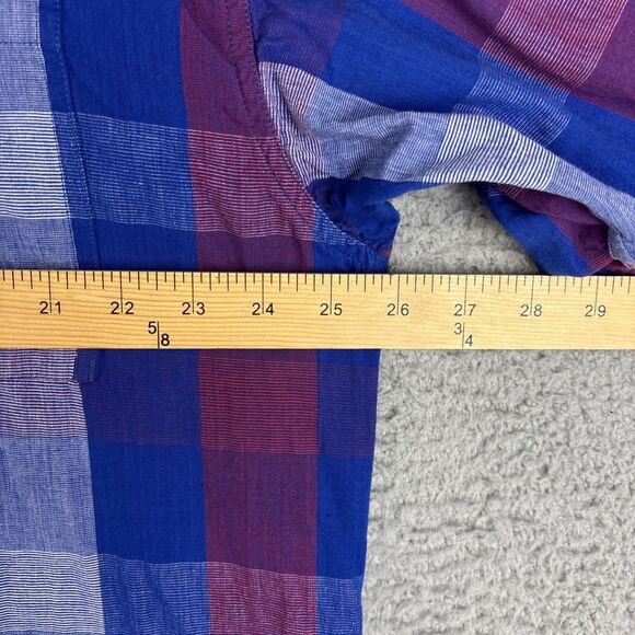 Ecko Unlimited The Krute Shirt Men’s XL Blue Check Button Casual - Picture 5 of 14